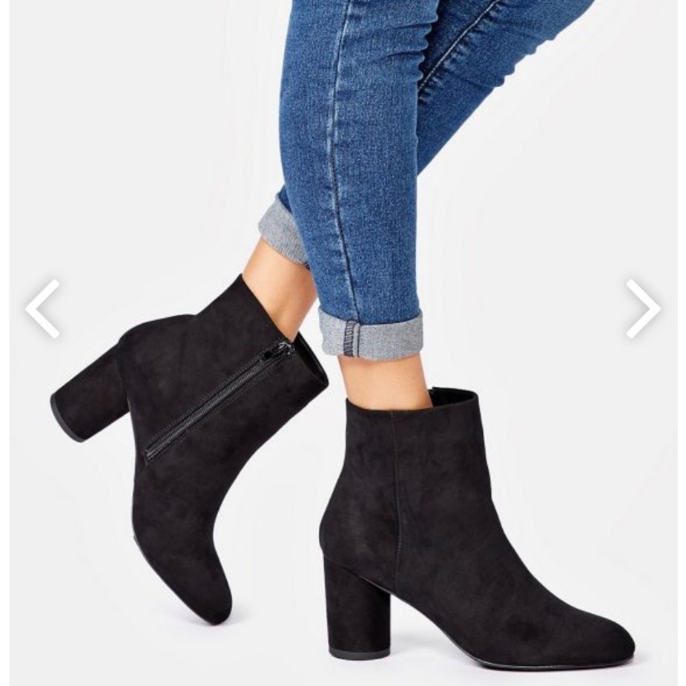 🌟Black JustFab Booties! - Size 7.5